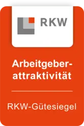 © RKW / Sonstige/Kommerziell Logo des RKW-Gütesiegels Arbeitgeberattraktivität