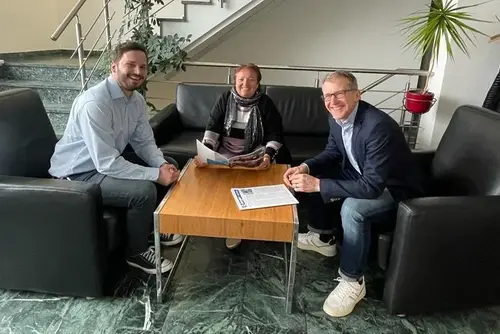 Andreas Füchsl, Karin Berger-Haggenmiller und Josef Wissinger